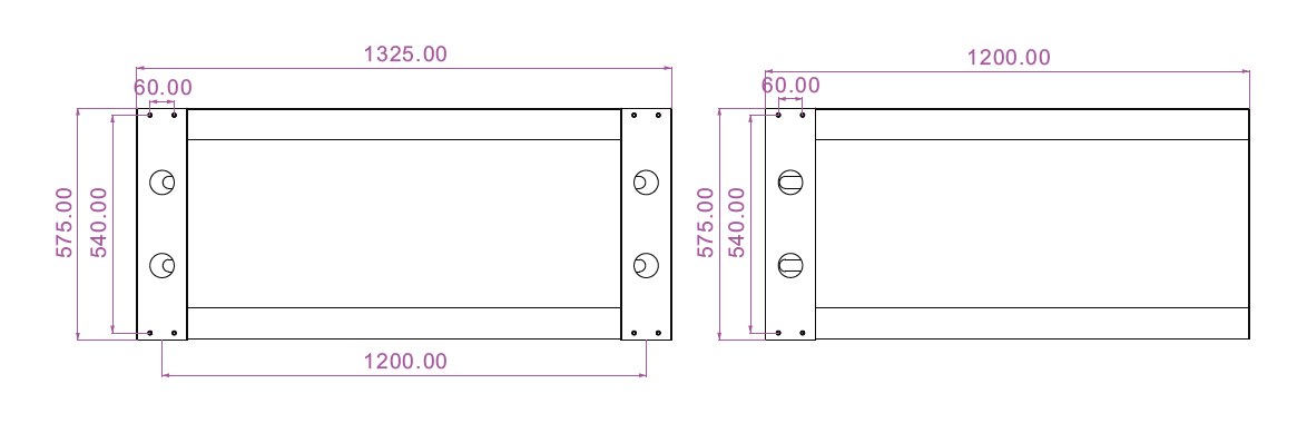Standard_Safety_Gate_Base_120cm mechanical dimensions