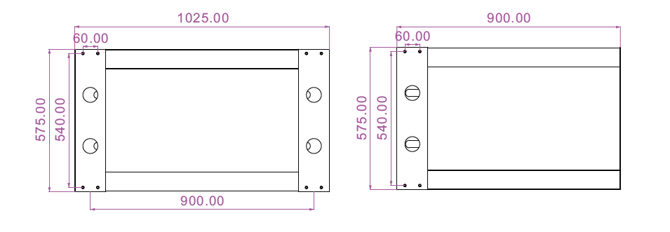 Standard_Safety_Gate_Base_90cm mechanical dimensions