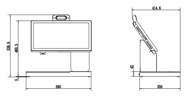 RSK203 mechanical dimensions